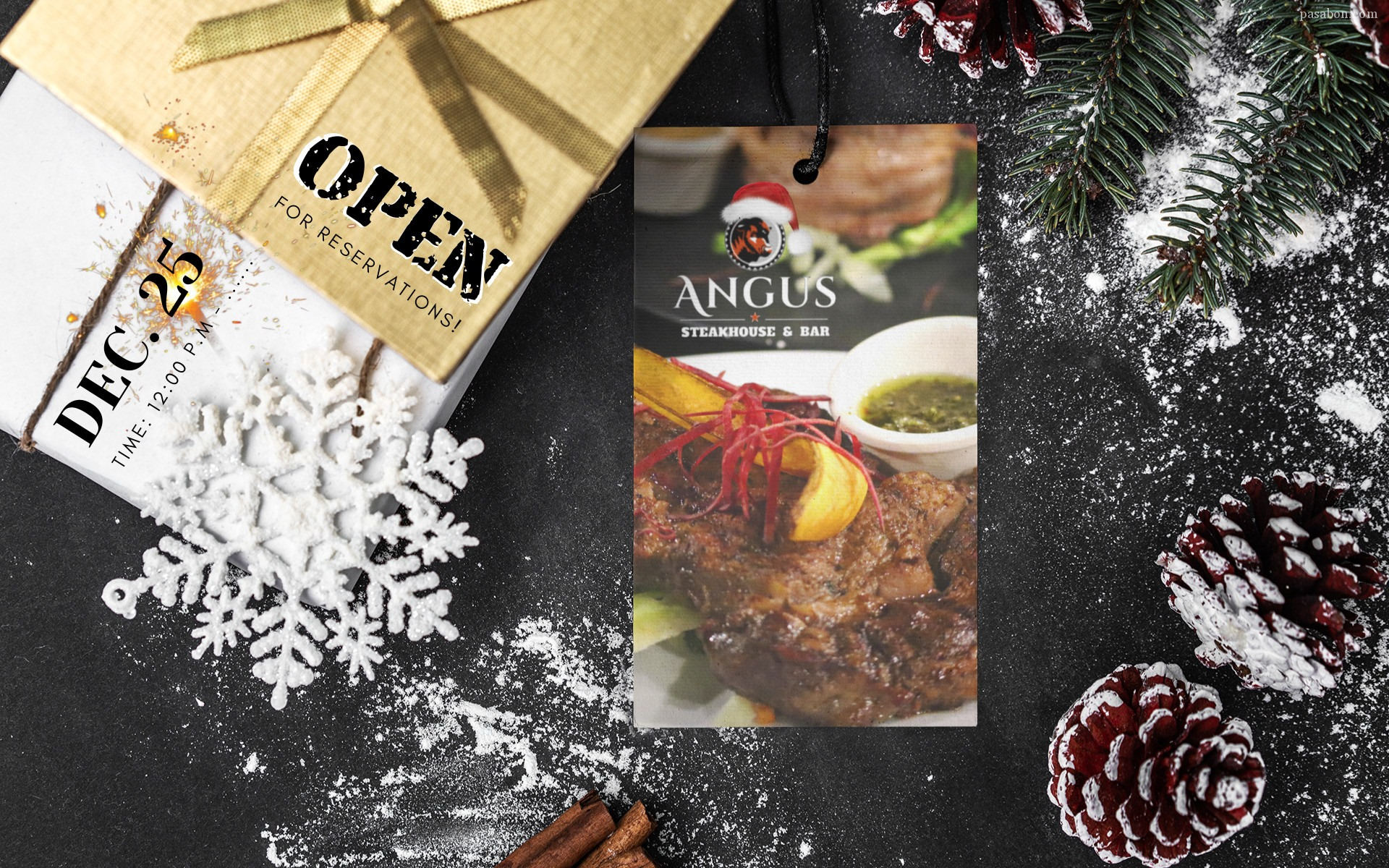 Christmas Dinner | December 25 | Angus Steakhouse